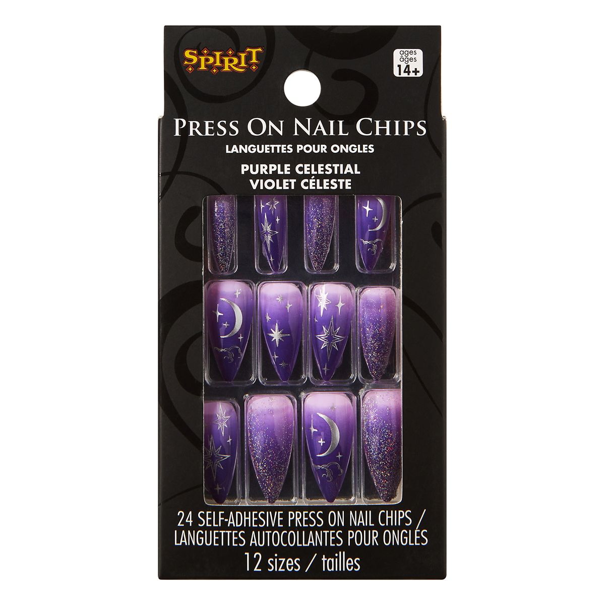 Purple Celestial Press-On Nails PURPLE
