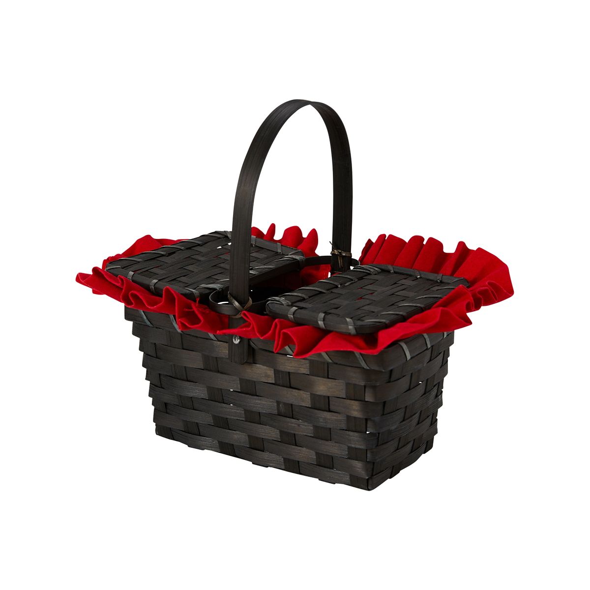 Little Red Riding Hood Basket BLACK AND RED