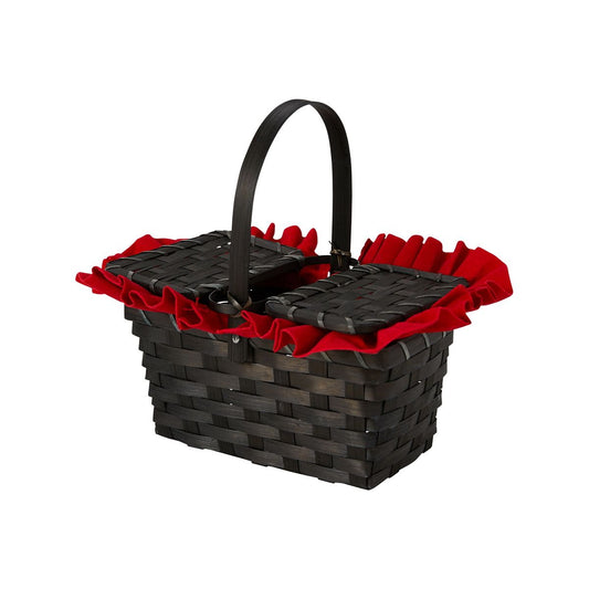 Little Red Riding Hood Basket BLACK AND RED