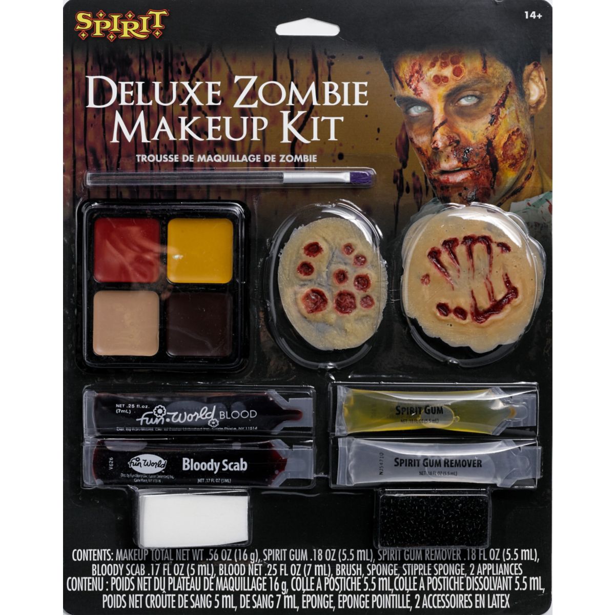 Zombie Makeup Kit Deluxe