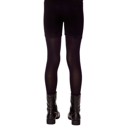 Kids Tattered Tights BLACK