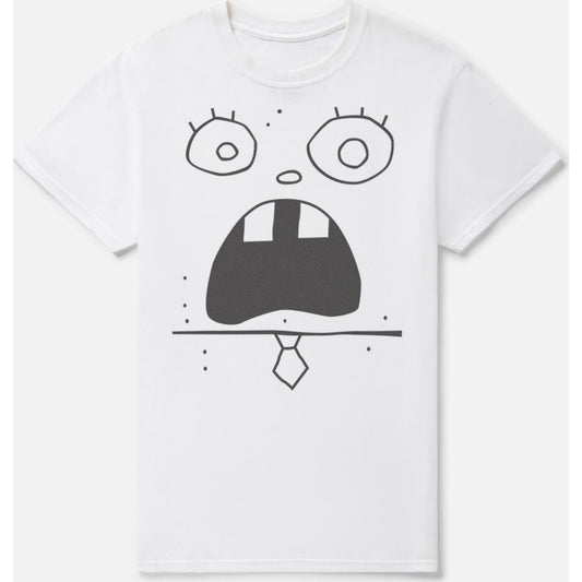 DoodleBob Face T Shirt - SpongeBob SquarePants WHITE