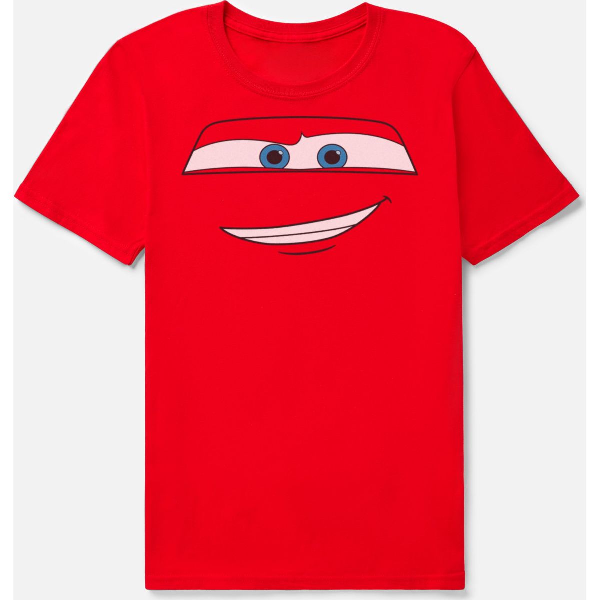 Lightning McQueen Face T Shirt - Cars RED
