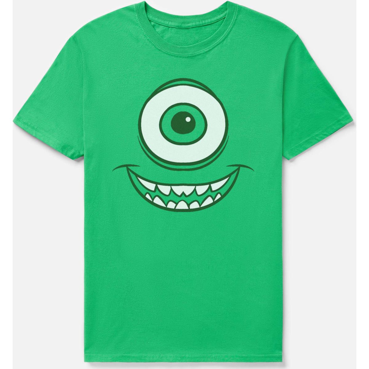 Mike Wazowski Face T Shirt - Monsters Inc. KELLY GREEN
