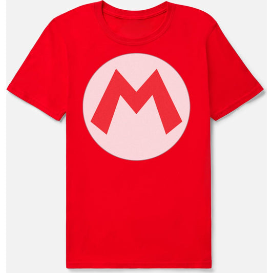Mario Icon T Shirt - Nintendo RED
