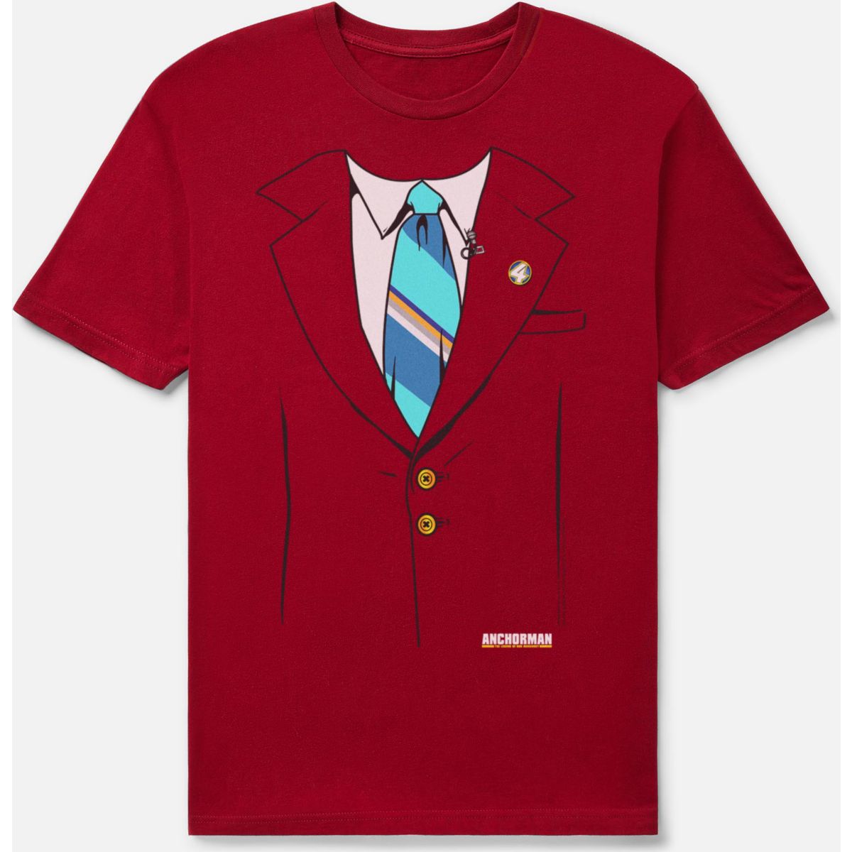 Anchorman Jacket T Shirt RED