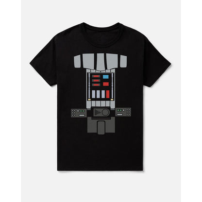 Darth Vader Uniform T Shirt - Star Wars BLACK
