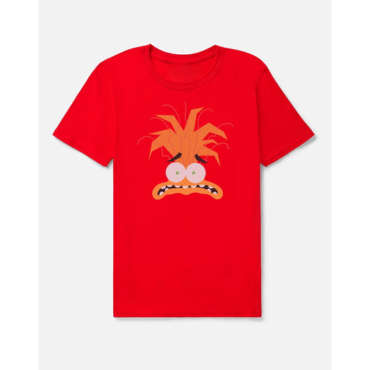 Anxiety T Shirt - Inside Out 2 BLACK AND ORANGE