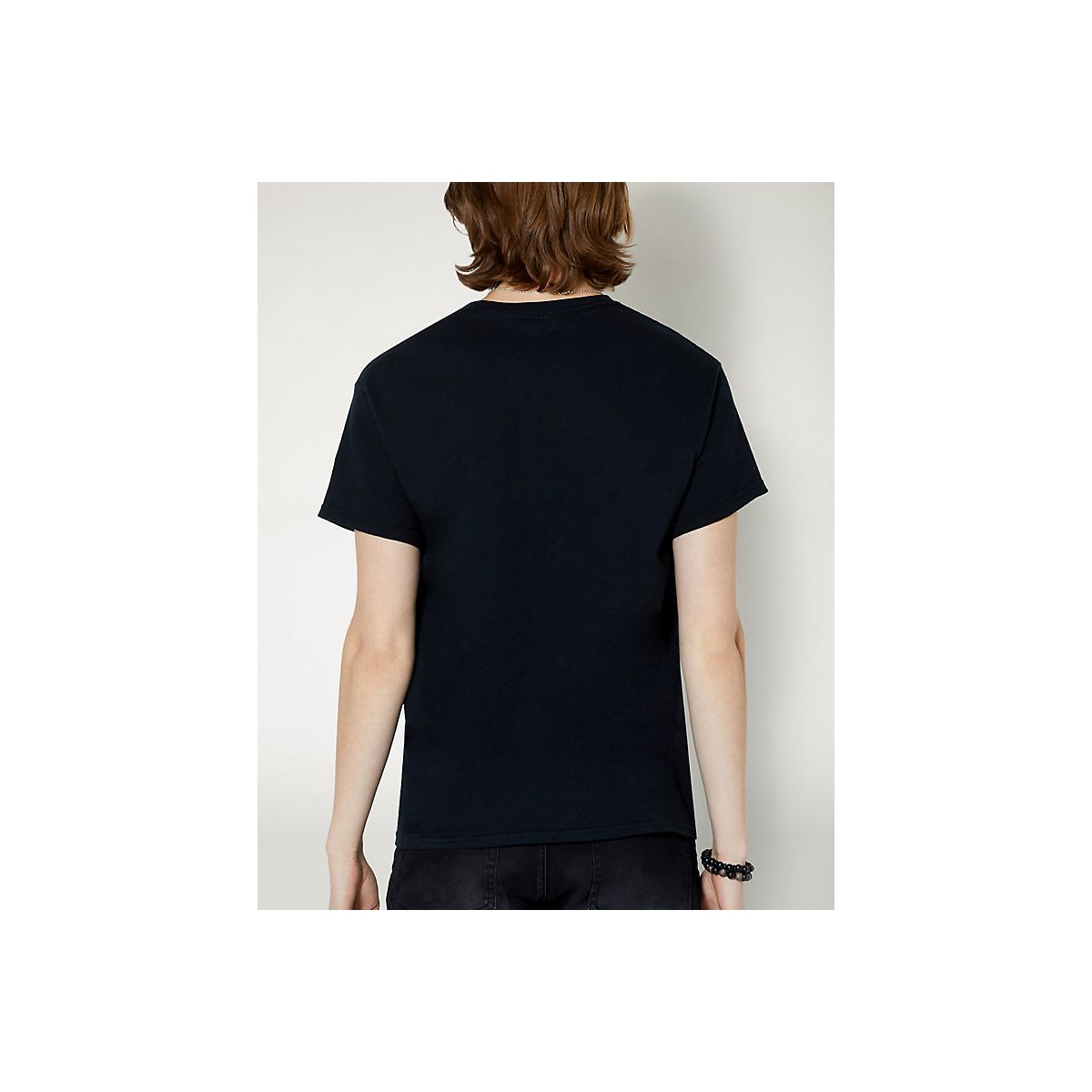 Ghost Face Middle Finger T Shirt BLACK