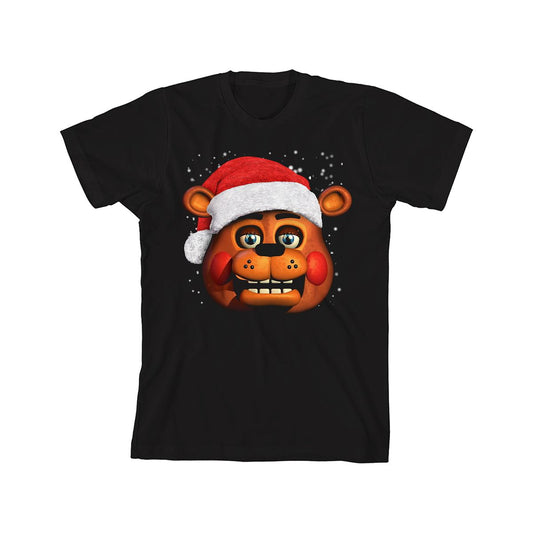 Santa Freddy T Shirt - Five Nights at Freddy's BLACK