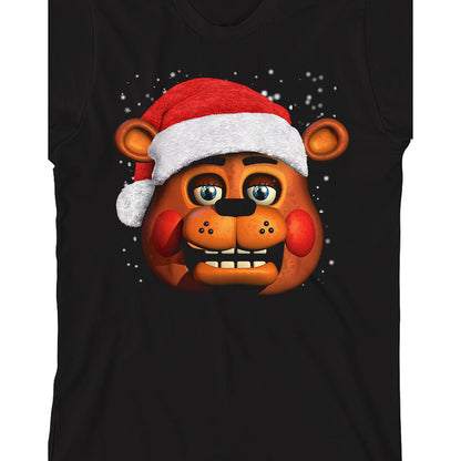 Santa Freddy T Shirt - Five Nights at Freddy's BLACK
