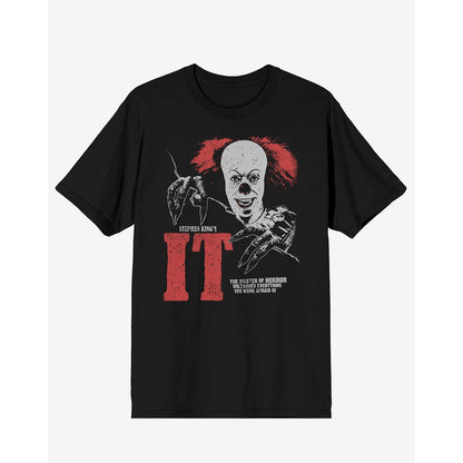 90s Pennywise T Shirt - It BLACK