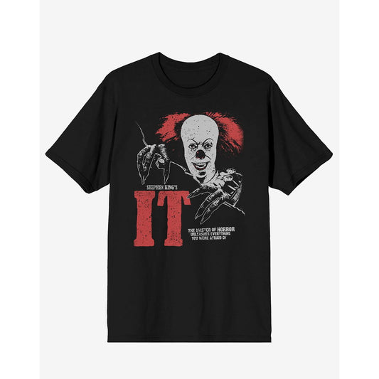 90s Pennywise T Shirt - It BLACK