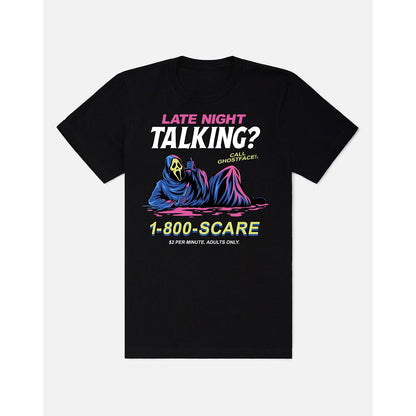 Ghostface Late Night Talking T Shirt BLACK
