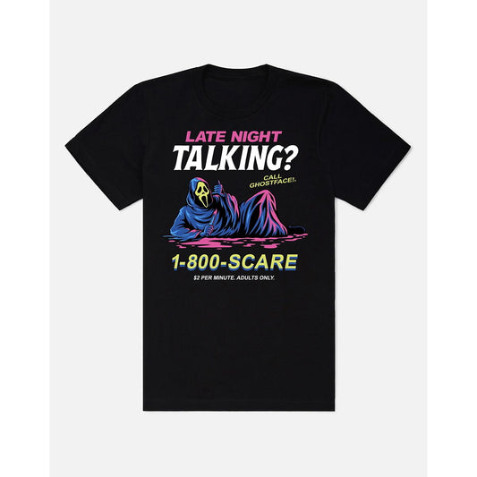 Ghostface Late Night Talking T Shirt BLACK