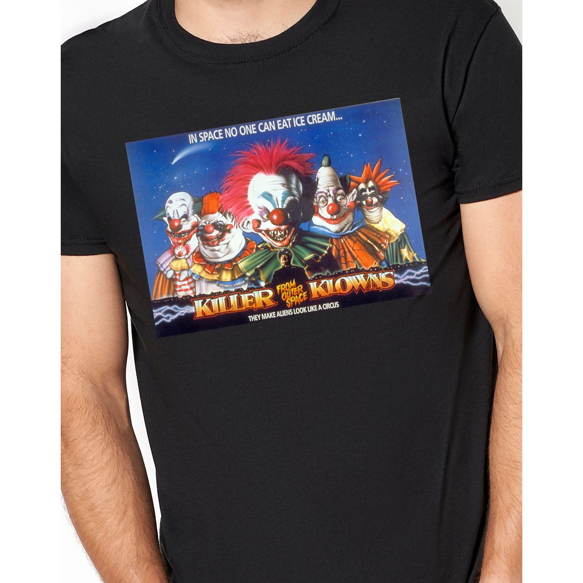Killer Klowns from Outer Space Group T Shirt BLACK