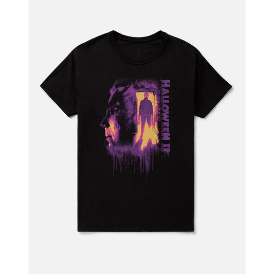 Halloween II Side Profile T Shirt BLACK