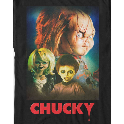 Chucky & Glenn T Shirt - Child's Play BLACK