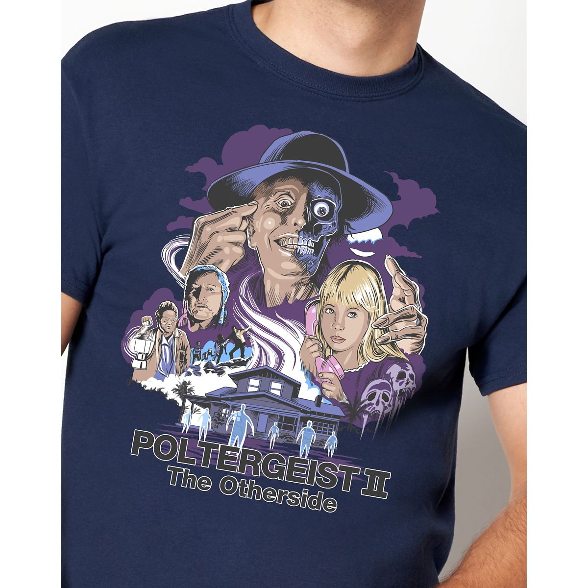 Poltergeist II The Other Side T Shirt NAVY