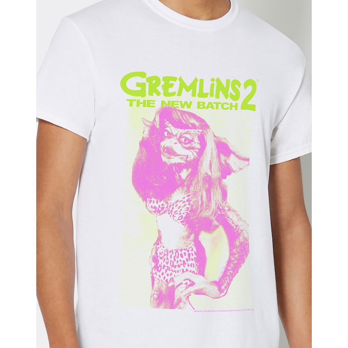 Green Greta T Shirt - Gremlins 2 WHITE