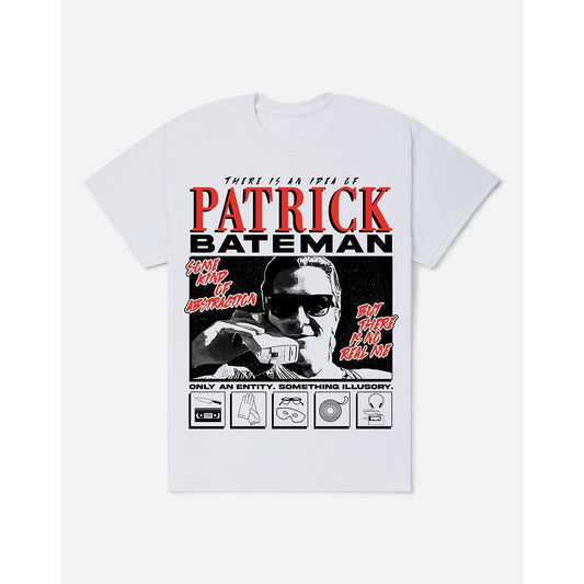 Patrick Bateman T Shirt - American Psycho WHITE