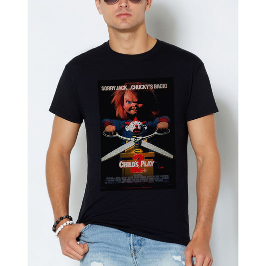 Black Child's Play 2 Chucky T Shirt BLACK