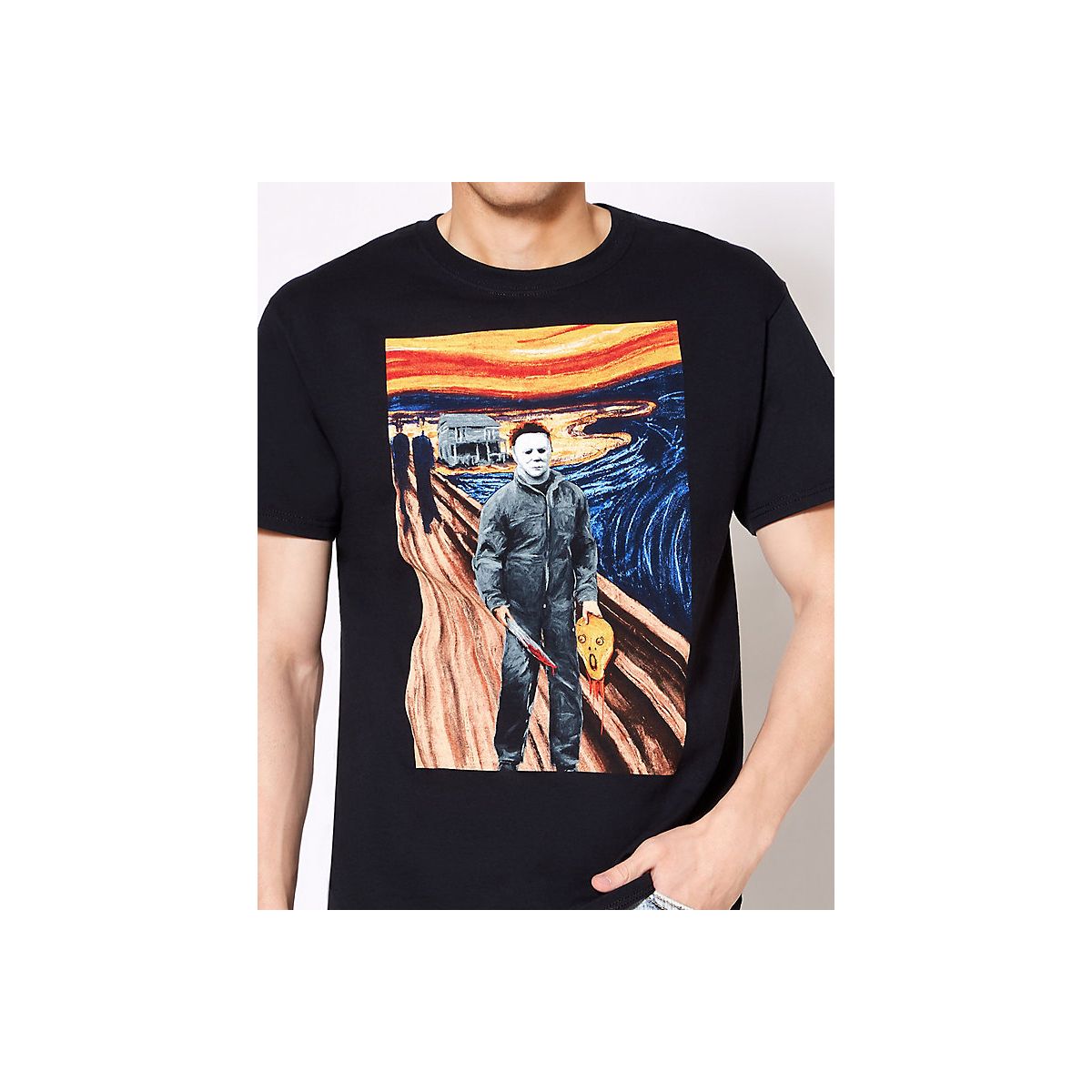 Expression Michael Myers T Shirt - Halloween BLACK