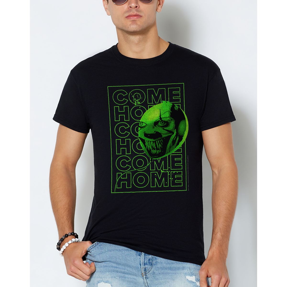 Come Home Pennywise T Shirt - It Chapter Two BLACK