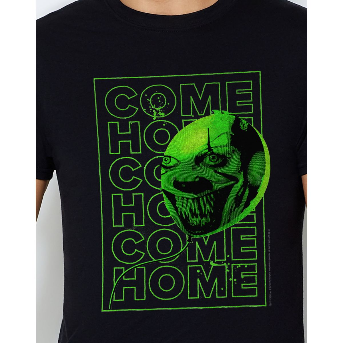 Come Home Pennywise T Shirt - It Chapter Two BLACK
