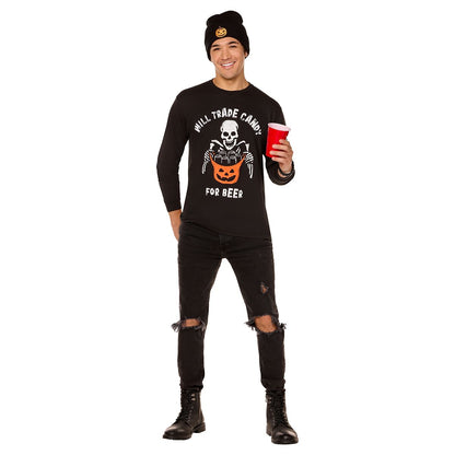 Candy for Beer T Shirt BLACK
