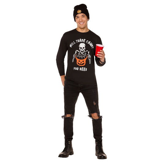 Candy for Beer T Shirt BLACK