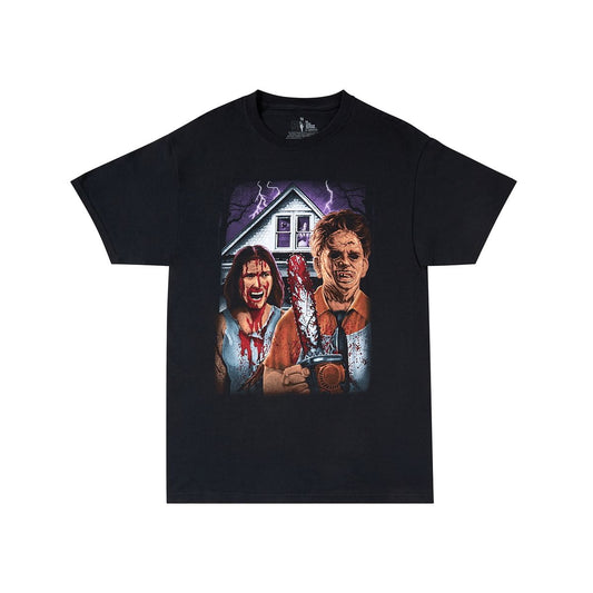 Leatherface T Shirt - Texas Chainsaw Massacre BLACK