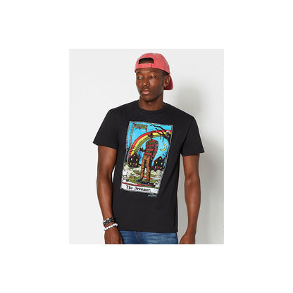 Freddy Krueger Tarot Card T Shirt - A Nightmare on Elm Street BLACK