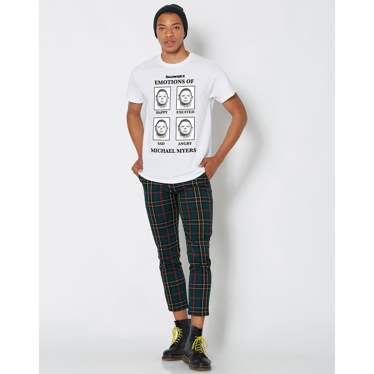 Emotions of Michael Myers T Shirt - Halloween II WHITE
