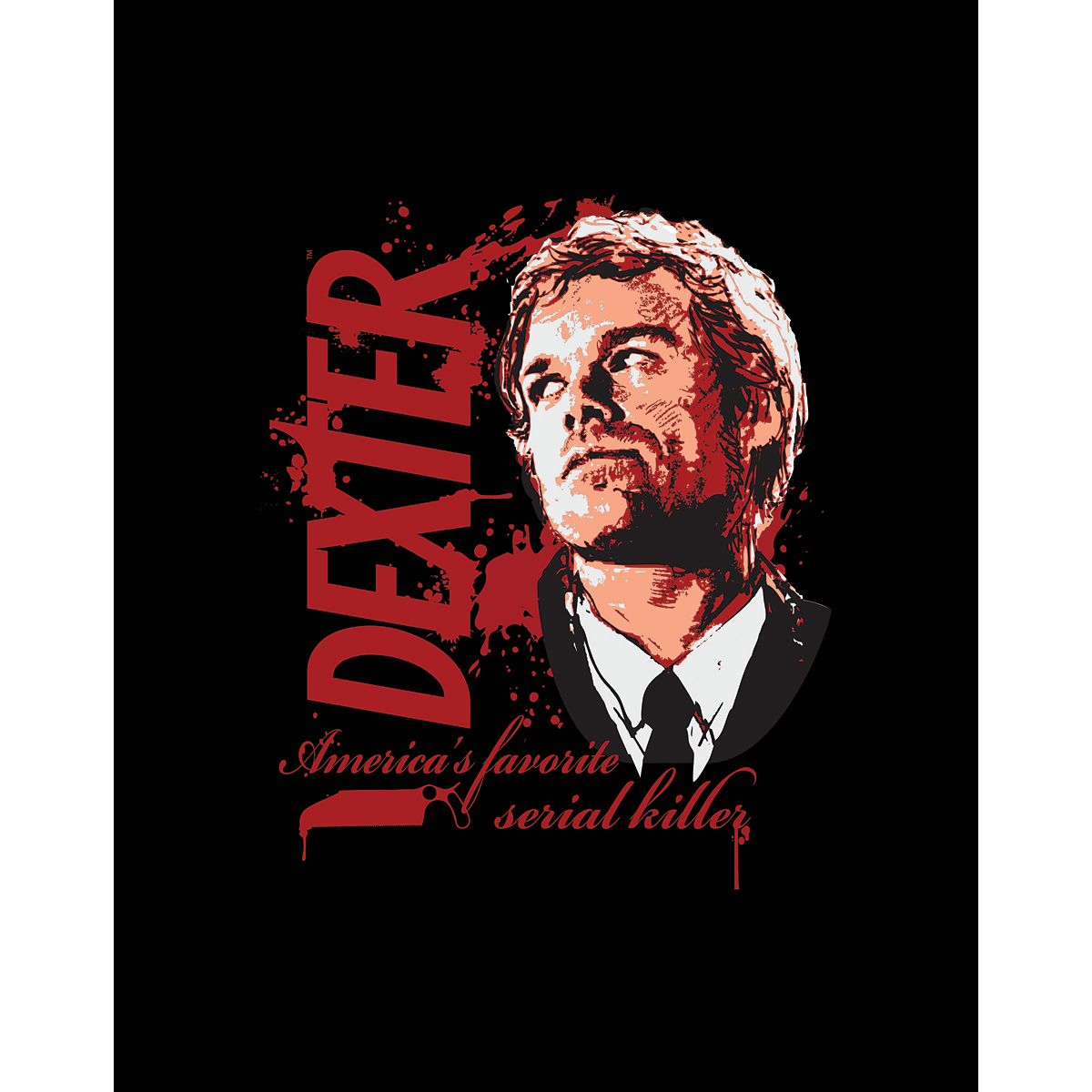 America's Favorite Serial Killer T Shirt - Dexter BLACK
