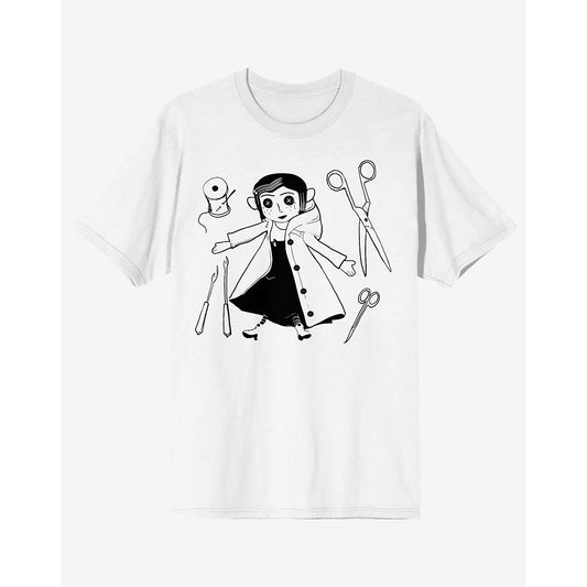 Sewing Coraline T Shirt WHITE