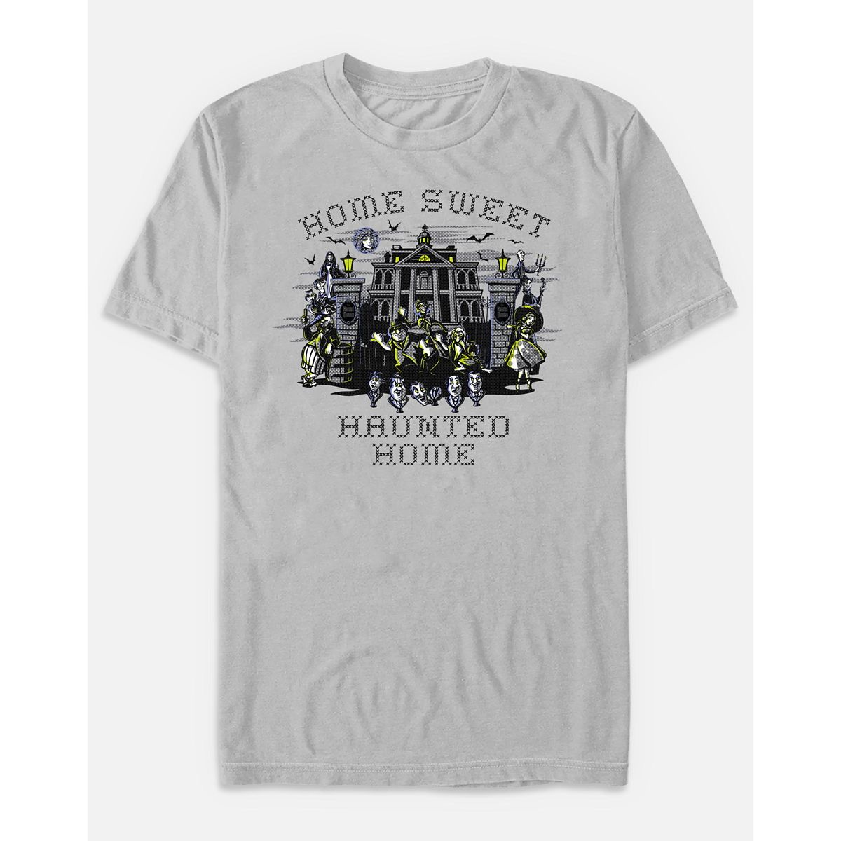 Home Sweet Haunted Home T Shirt - Disney The Haunted Mansion SILVER