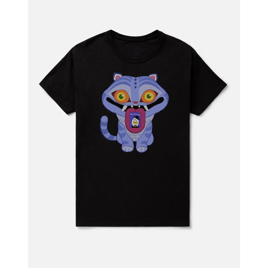 Chibi Derpy Tiger Save the Date T Shirt – KPop Demon Hunters BLACK