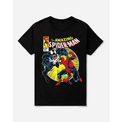 Spider-Man Versus Venom T Shirt BLACK