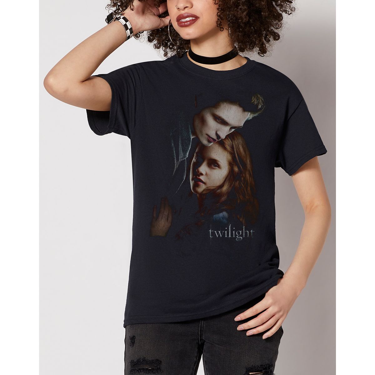 Edward and Bella T Shirt - Twilight BLACK