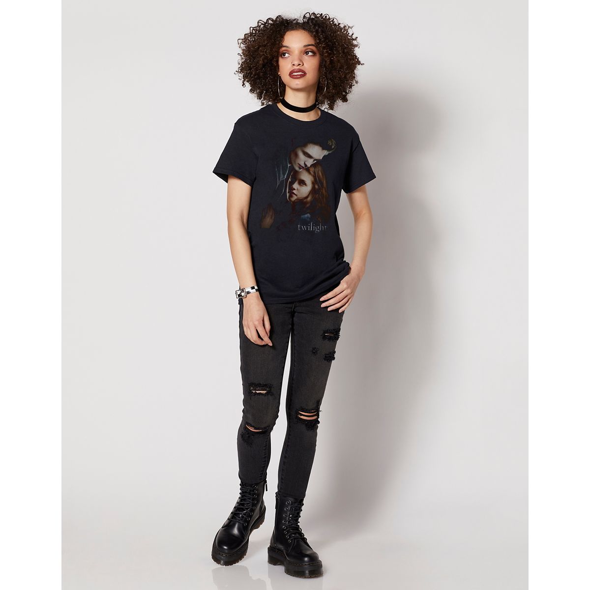 Edward and Bella T Shirt - Twilight BLACK