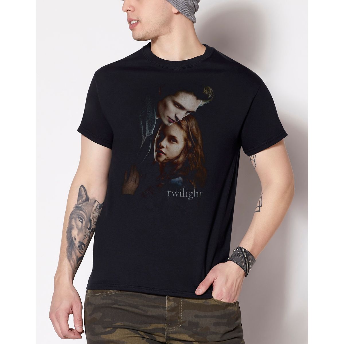 Edward and Bella T Shirt - Twilight BLACK