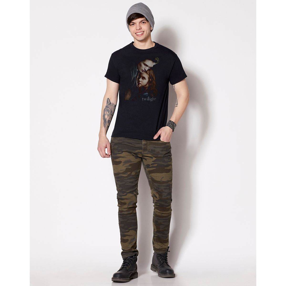 Edward and Bella T Shirt - Twilight BLACK