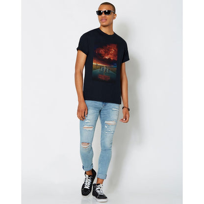 Road Stranger Things T Shirt BLACK