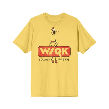 Stranger Things WSQK The Squawk T Shirt YELLOW