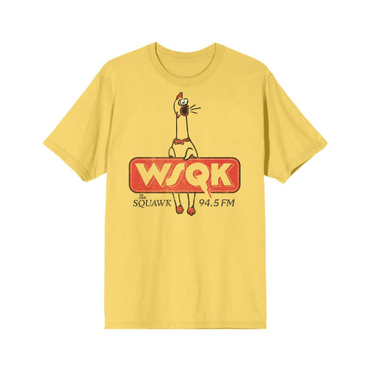 Stranger Things WSQK The Squawk T Shirt YELLOW