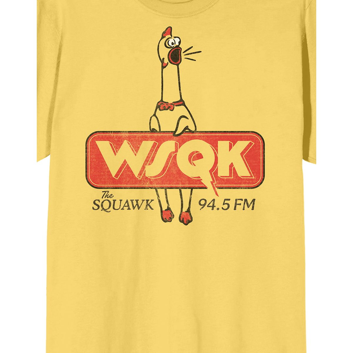 Stranger Things WSQK The Squawk T Shirt YELLOW