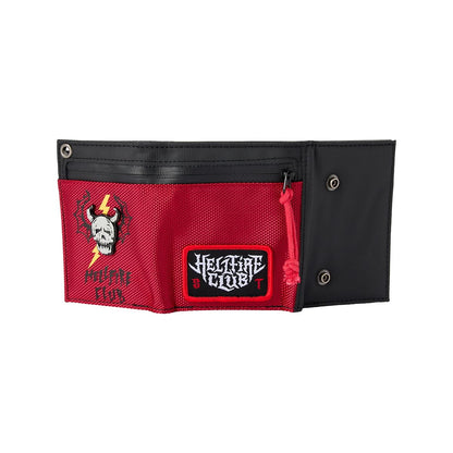 Hellfire Club Chain Wallet - Stranger Things BLACK AND RED