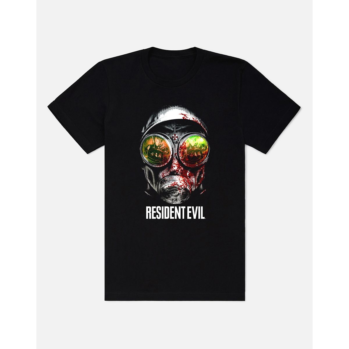 Resident Evil Gas Mask T Shirt BLACK