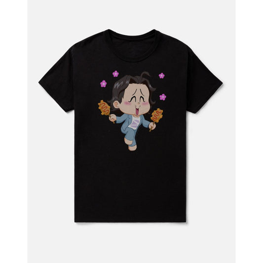 Chibi Bobby T Shirt - KPop Demon Hunters BLACK